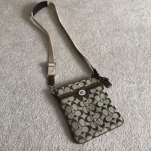 Coach Crossbody Fabric Logo Bag